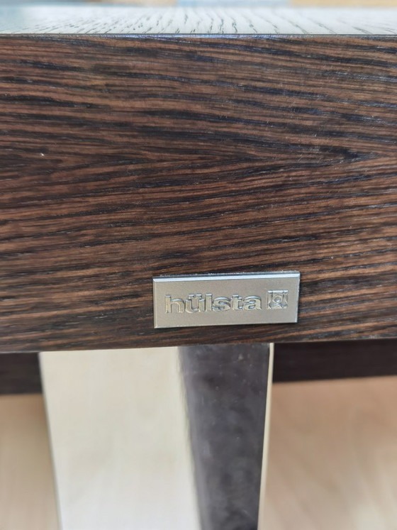 Hülsta bed inclusief lattenbodem en 2 nachtkastjes – Tweepersoonsbedden, Textile, Wood (photo 5 of 6)