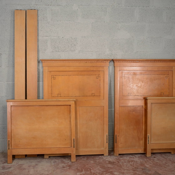 Letti Art Déco Filettati – Letti singoli, Legno, Art Deco (photo 5 of 18)
