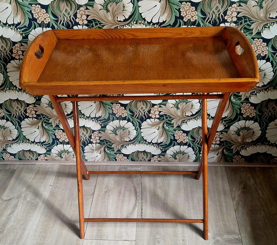 Image 1 of Table à plateau vintage
