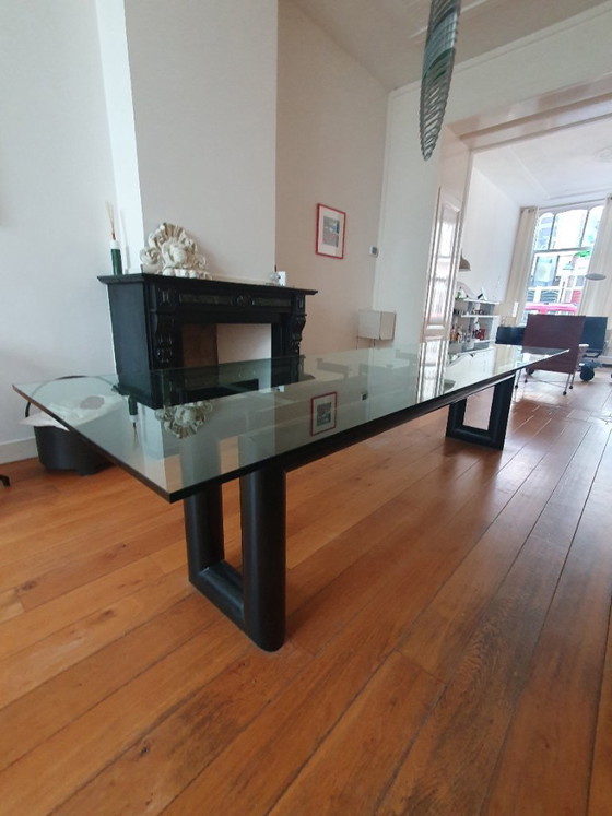 Modern Dining Table – Metal, Glass (photo 6 of 6)