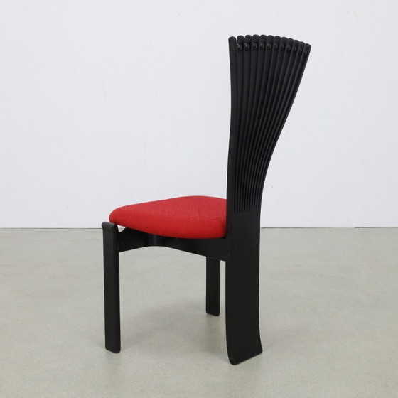 Image 1 of Postmodern “Totem” Dining Chairs by Westnofa – Set of 6, 1980s