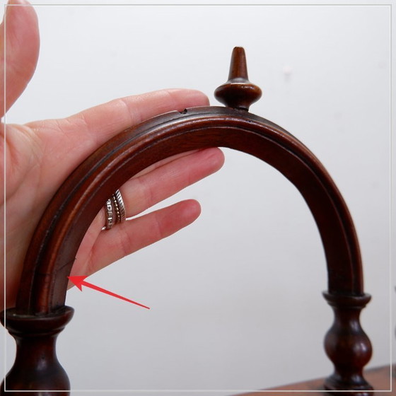 Image 1 of Antique "coil" style bookcase - Early 20th century