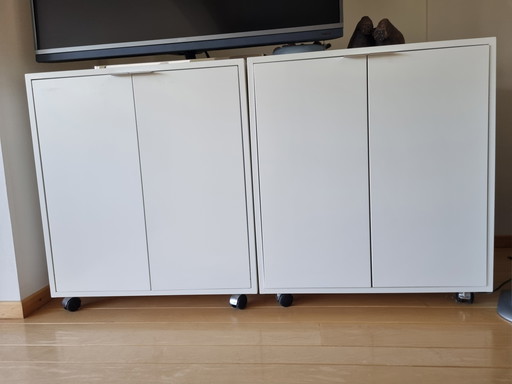 2x storage cabinets for audio/video