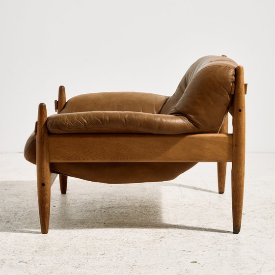 MK11119 Deense Leren Lounge Stoel – Fauteuils, Wood (photo 3 of 18)