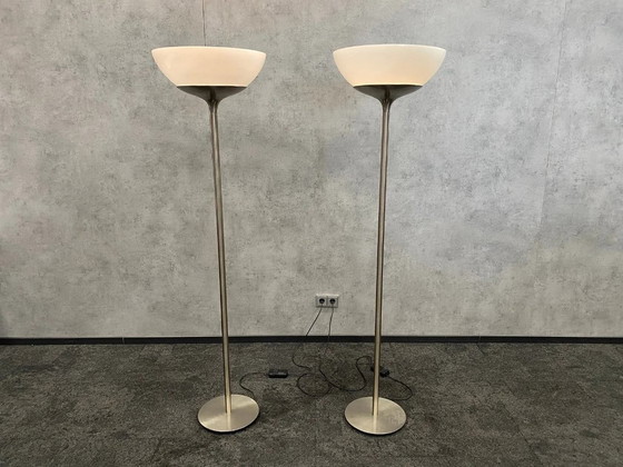 Image 1 of (2) Lampadaires Aminta – Artemide, 1966 – comme neuf