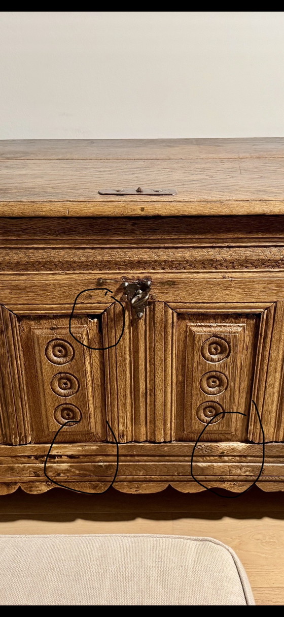 Image 1 of Antieke dekenkist