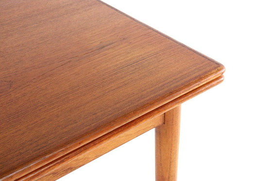 Image 1 of Rectangular extendable dining table 'Flovt' vintage Danish design