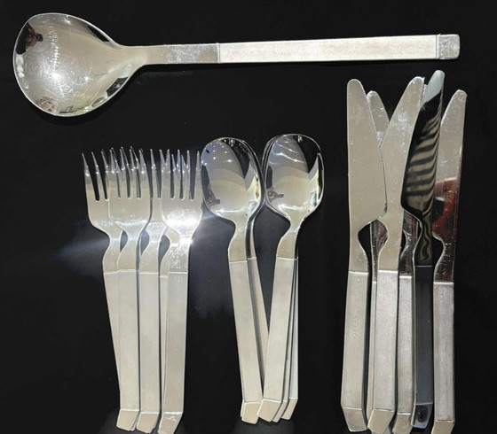 Image 1 of Couverts acier inoxydable design Javier Mariscal 20 pieces