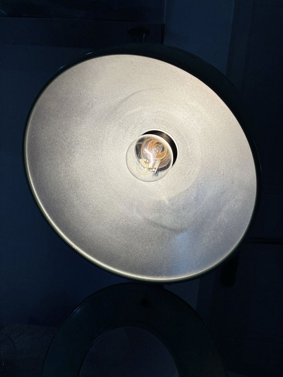 Lampada al quarzo Hanau S 100 prebellica, epoca Bauhaus, anni '20-'30, Lampade da tavolo, Metallo, Verde (foto 8 di 8)