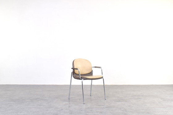 Chaises allemandes vintage de Wilkhahn, années 1980, lot de 8. – Chaises de salle à manger, Chrome (photo 2 of 15)