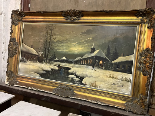 Painting by Marguerite Dumont (1847–1918)
108 x 48 cm