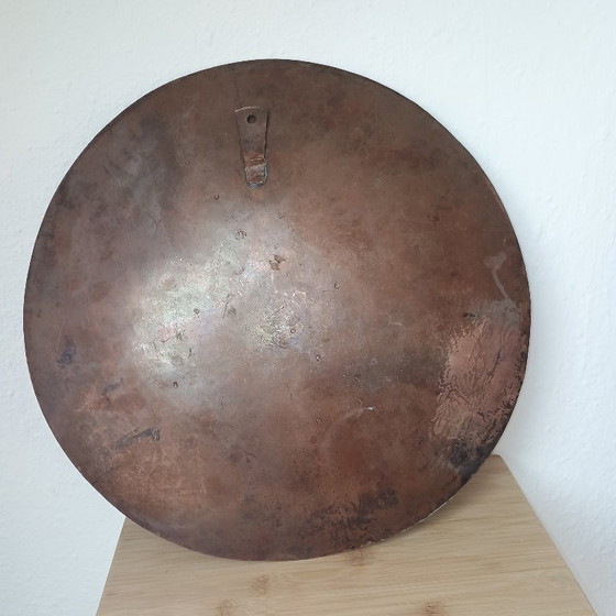 Image 1 of Grande placca da parete in rame lavorata a mano
