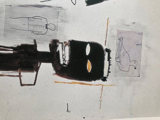 Image 1 of Jean Michel-Basquiat (1960-1988), Bird of Paradise, 1985, Copyright Estate of Jean-Michel Basquiat, Licencia de Artestar NY