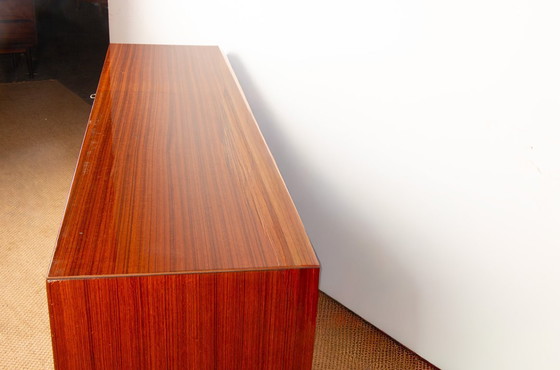 Image 1 of Modernist sideboard, 180 cm, French style in rosewood by Tricoire and Vecchione, TV unit 1960.