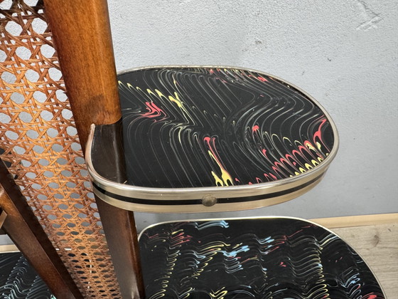 Supporto per piante a più livelli in stile vintage – Carrelli bar, Glass, Wood (photo 7 of 15)