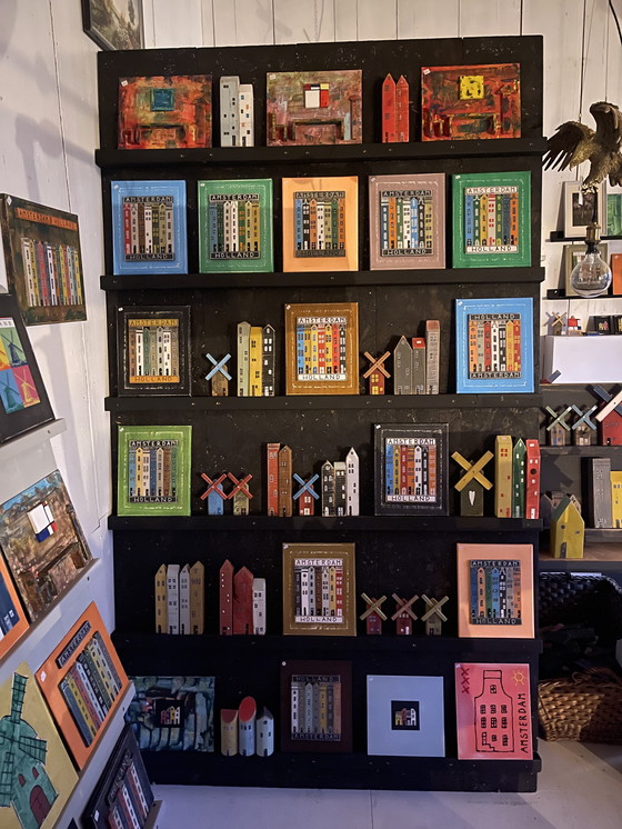 Image 1 of Casas en miniatura y molinos de viento