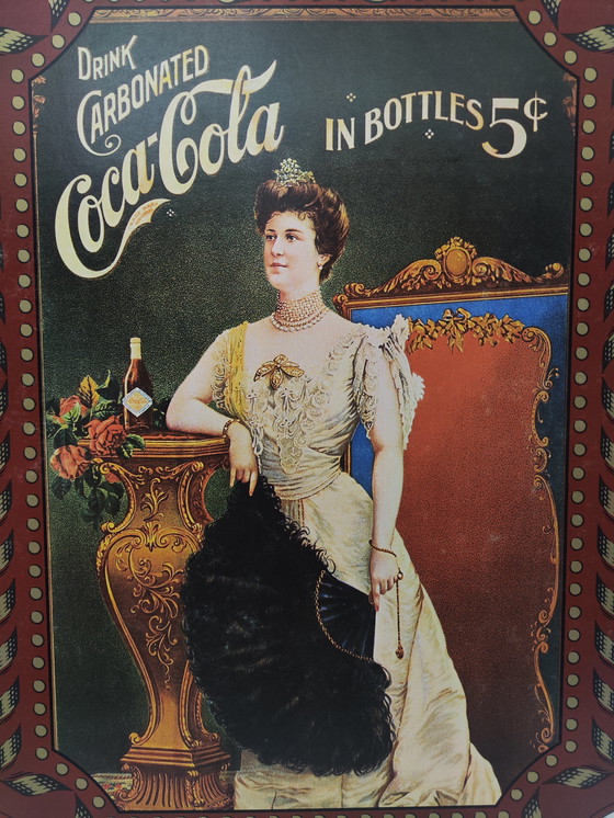 Image 1 of 2 x Coca-Cola advertising sign