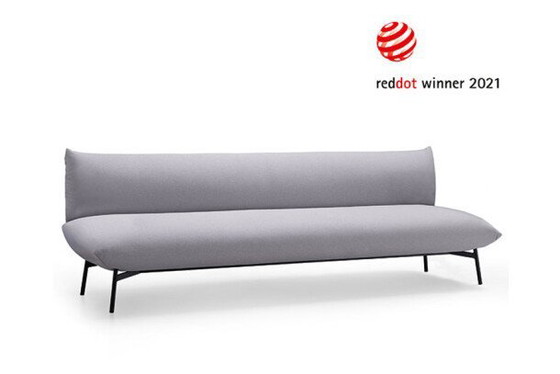 MIDJ Area DV3 M T bank voor 3 personen met rugleuning – Banken, Metal, Textile (photo 5 of 5)