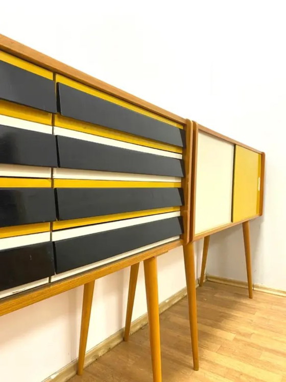 Image 1 of Cassettiera retrò, Jiří Jiroutek, anni '60, Cecoslovacchia