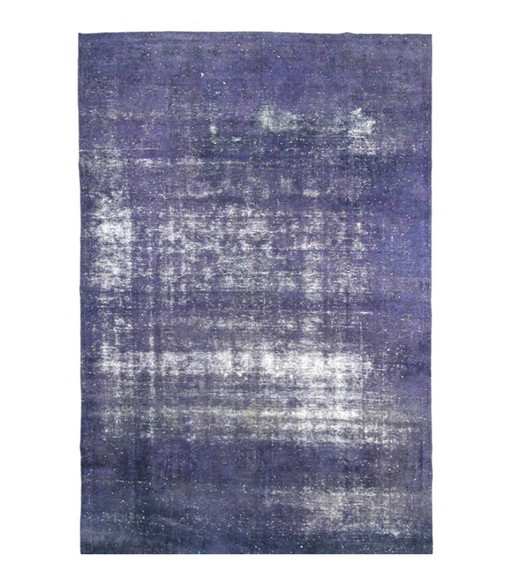 Oosters Handgeknoopt Vintage Art Klassiek & Reliëf Design Vloerkleed 448 x 285 cm Blauw, Paarse Kleur