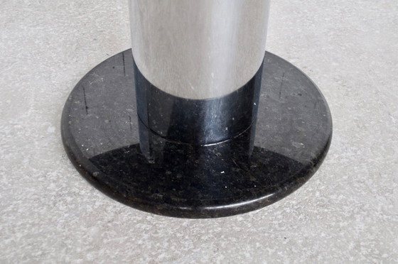 Image 1 of LOTOROSSO TABLE BY ETTORE SOTTSASS POLTRONOVA MARBLE PUBLISHER 1965