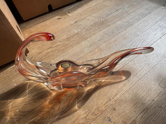 Image 1 of Vintage Lux Glass Austria Centerpiece / Bowl – 1960s