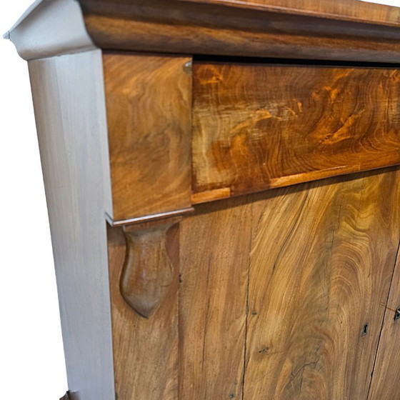 Image 1 of German Biedermeier mahogany pier cabinet, circa 1830/40