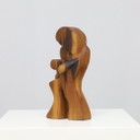 Houten sculptuur - Toegeschreven aan Deens Modernisme, jaren 1970