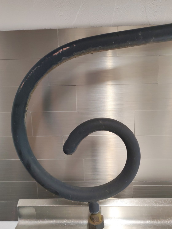 Image 1 of Antique Claude Lefebvre Copper Street Lantern & Wall Bracket