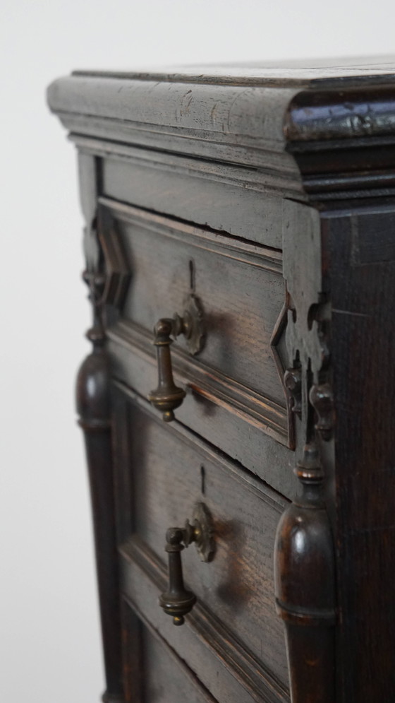Image 1 of Oak Chest of Drawers