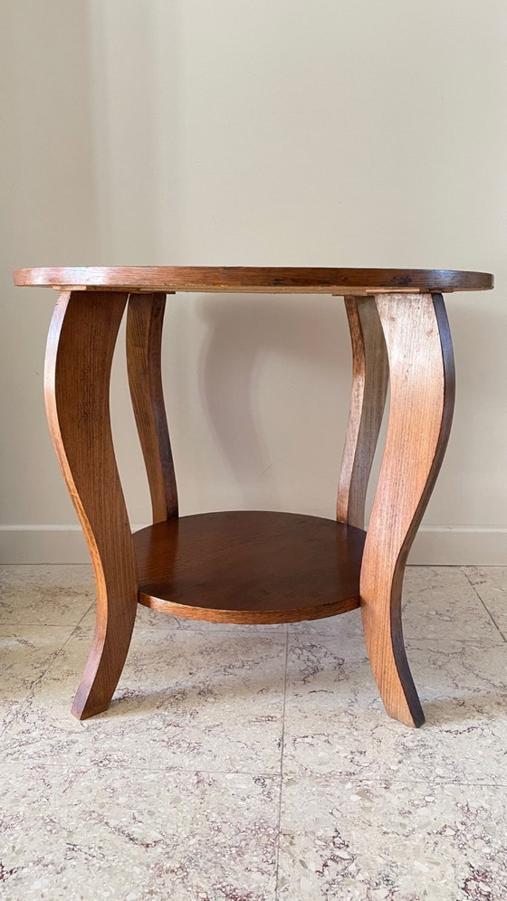 Image 1 of ART DECO inspired Gueridon side table