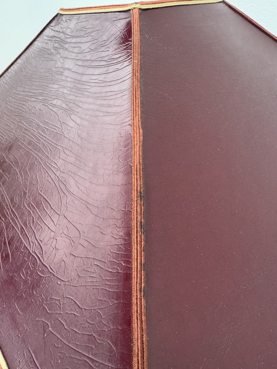 Image 1 of Grande lampe teck et bronze années 70