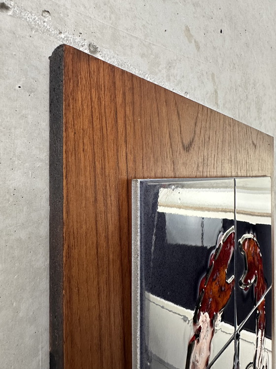 Image 1 of Panneau de carreaux de céramique vintage - Adri - Années 1950