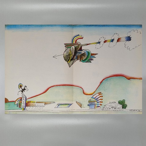 Image 1 of Saul Steinberg "Derriere Le Miroir" n. 157 con quattordici litografie di Maeght Editeur