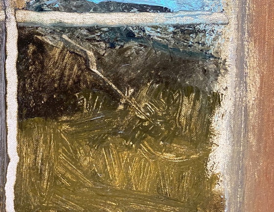 Image 1 of Ronan Barrot Öl auf Leinwand / Keilrahmen Das Gewitter aus dem Fenster unseres Buches