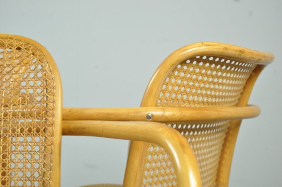 Image 1 of Set of 4 vintage Joseph Hoffmann No. 811 Prague chairs by FMG, 1950s, Poland