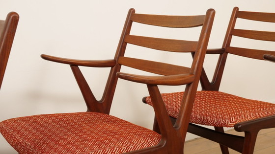Image 1 of Set of 4 Danish teak dining chairs | 1960s