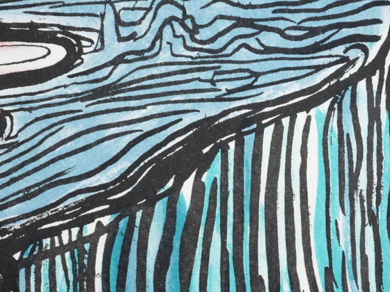 Edvard Munch: The Scream, Signed Lithograph – Lithographs & prints, Paper (photo 9 of 10)