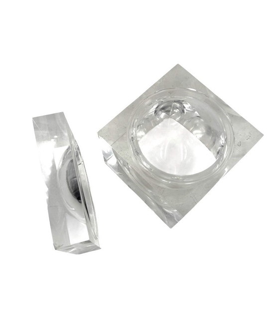 Image 1 of Space age lucite Ice Bucket mod. Bombo, Studio TG, Guzzini Italy, ca. 1970s