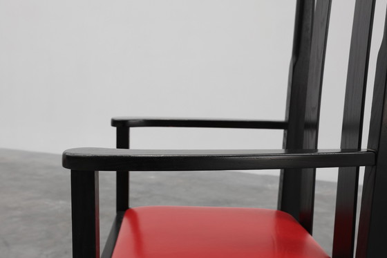 Image 1 of Pair of Argyle Chairs by Charles Rennie Mackintosh for Atelier International, Italy 1970s