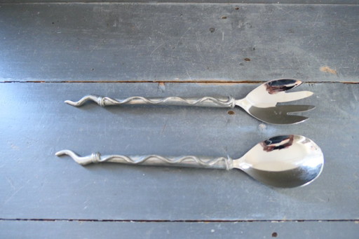 Vintage Carrol Boyles Sla Couvert tin / RVS