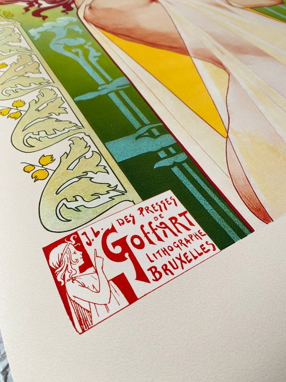 Image 1 of Affiche Art déco pour l'absinthe Robette par Privat Livemont - 70x100cm