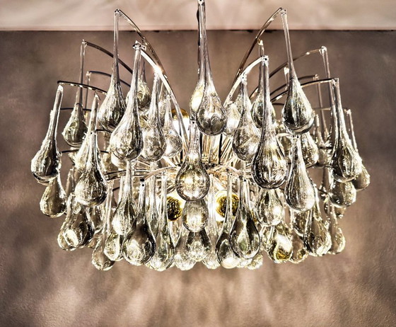 Image 1 of Grande lampadario vintage a goccia di Christoph Palme