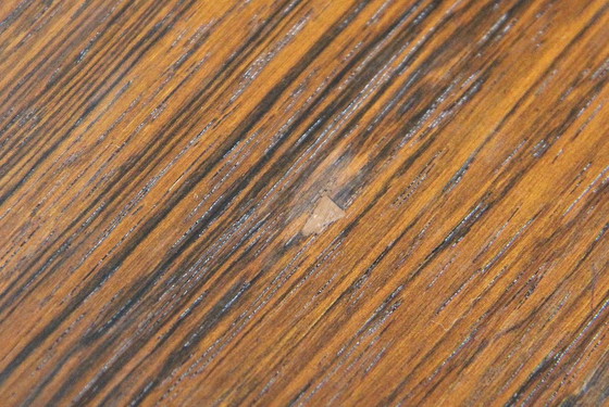 Rosewood, Glass and Wood Chest of Drawers, Sweden, 1960s, Leather, Scandinavian (photo 5 of 6)