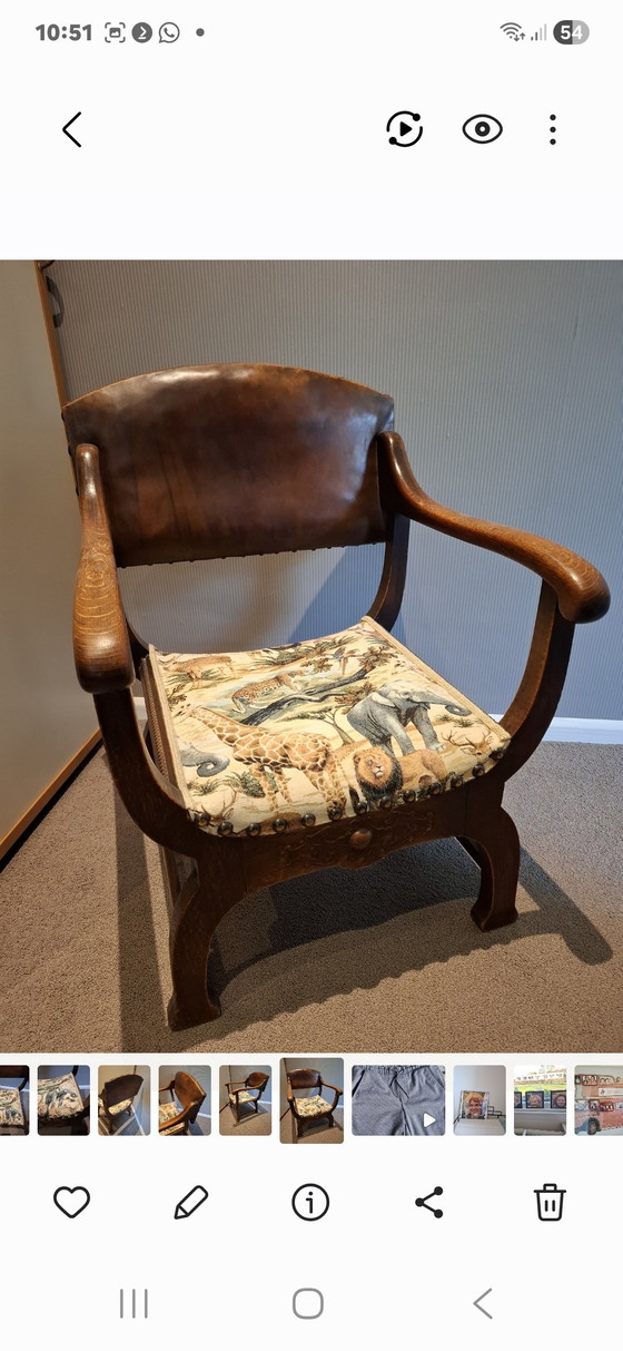 Image 1 of Sedia antica Dagobert