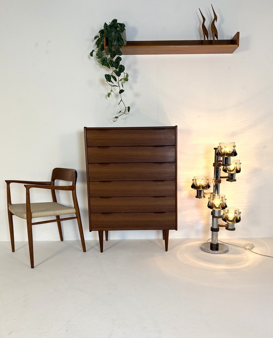 Image 1 of Lampada da terra vintage, Oberglas Austria anni '80