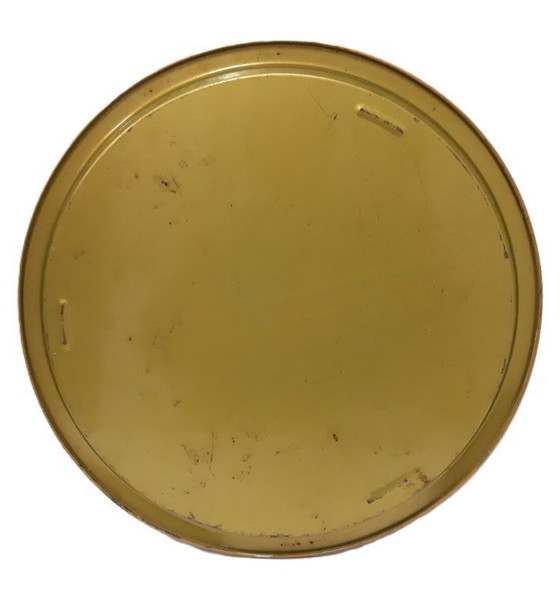 Image 1 of Vassoio da portata in latta asiatico vintage 32 cm