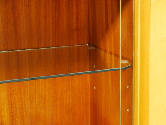 Image 1 of Buffet haut vintage avec grande vitrine, meuble de salon, années 1960, Allemagne