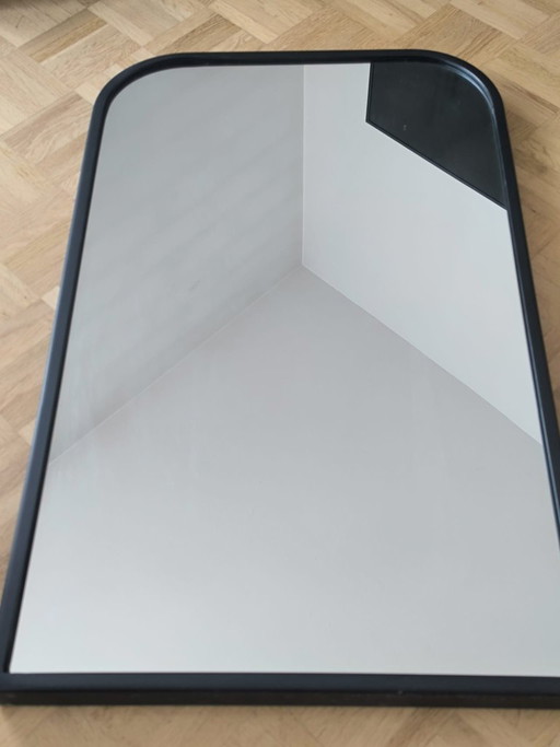 Minimalist Black Mirror, Industrial Scandinavian Style – spiegels, Metal