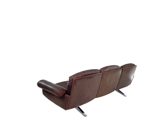 Image 1 of Vintage De Sede DS-31 three-seater sofa – brown leather design classic